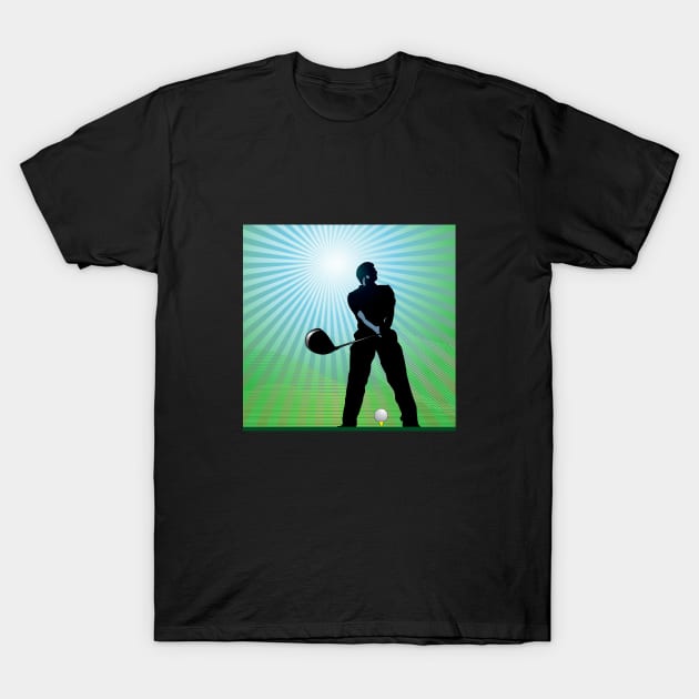 Golfer T-Shirt by haizuladri78